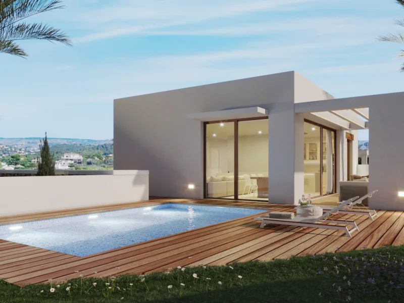 Villa moderne avec vue sur le Montgó à Villas del Vent, Jávea