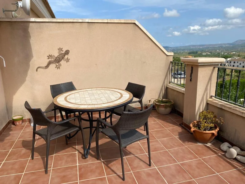 Penthouse en duplex à Jávea, Jesús Pobre avec vues sur la montagne