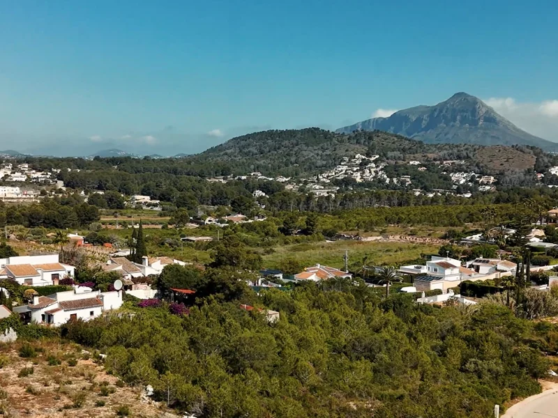 Villa neuve à Jávea avec vue sur le Montgó