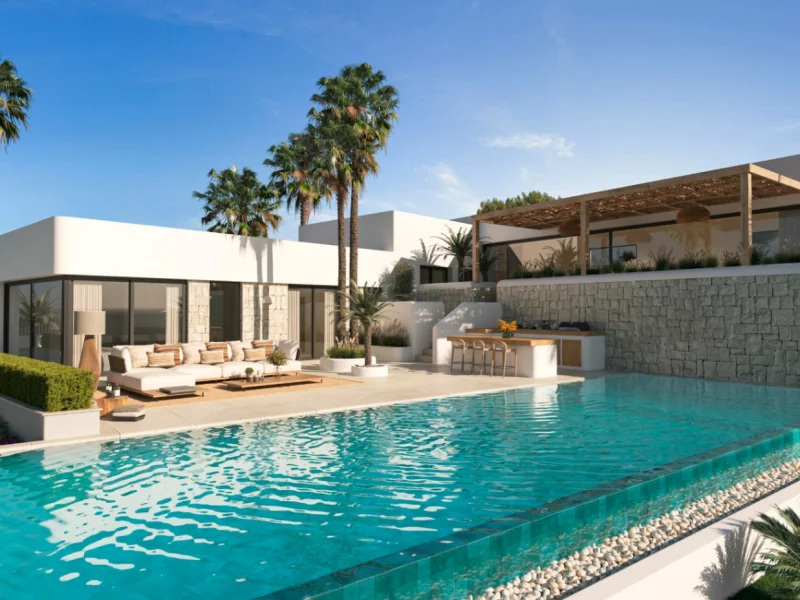 Villa moderne de trois chambres avec piscine privée à Jávea