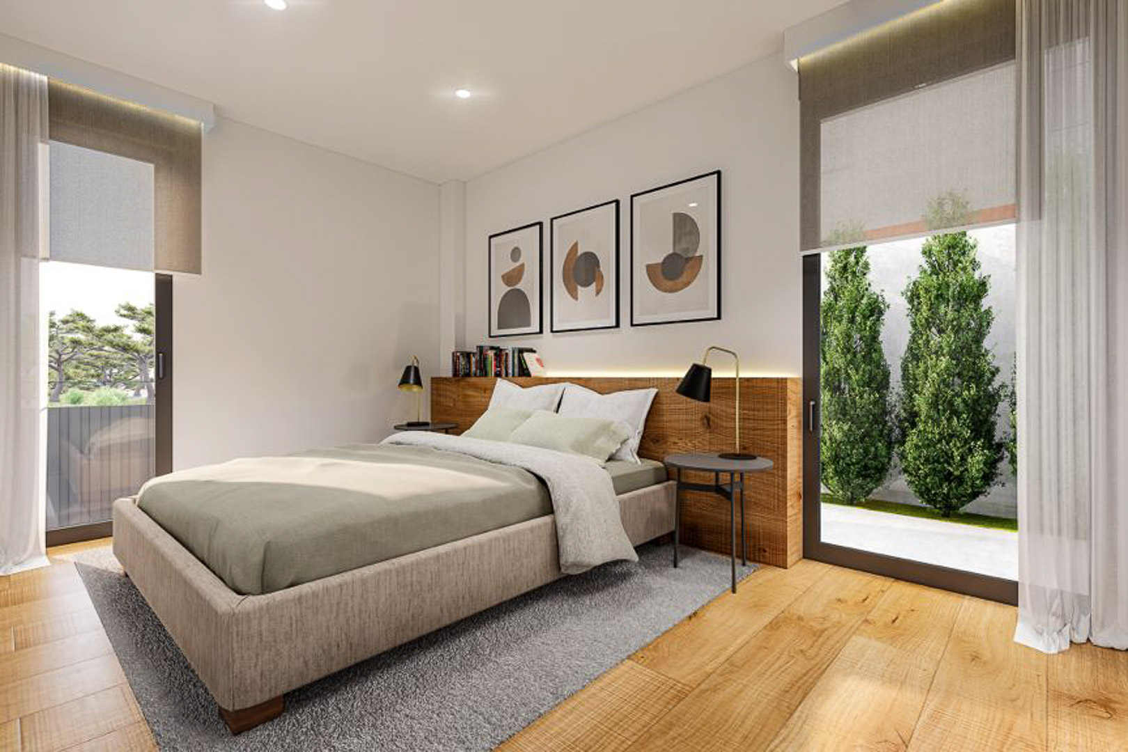 Villa moderne de trois chambres avec piscine privée à Finestrat