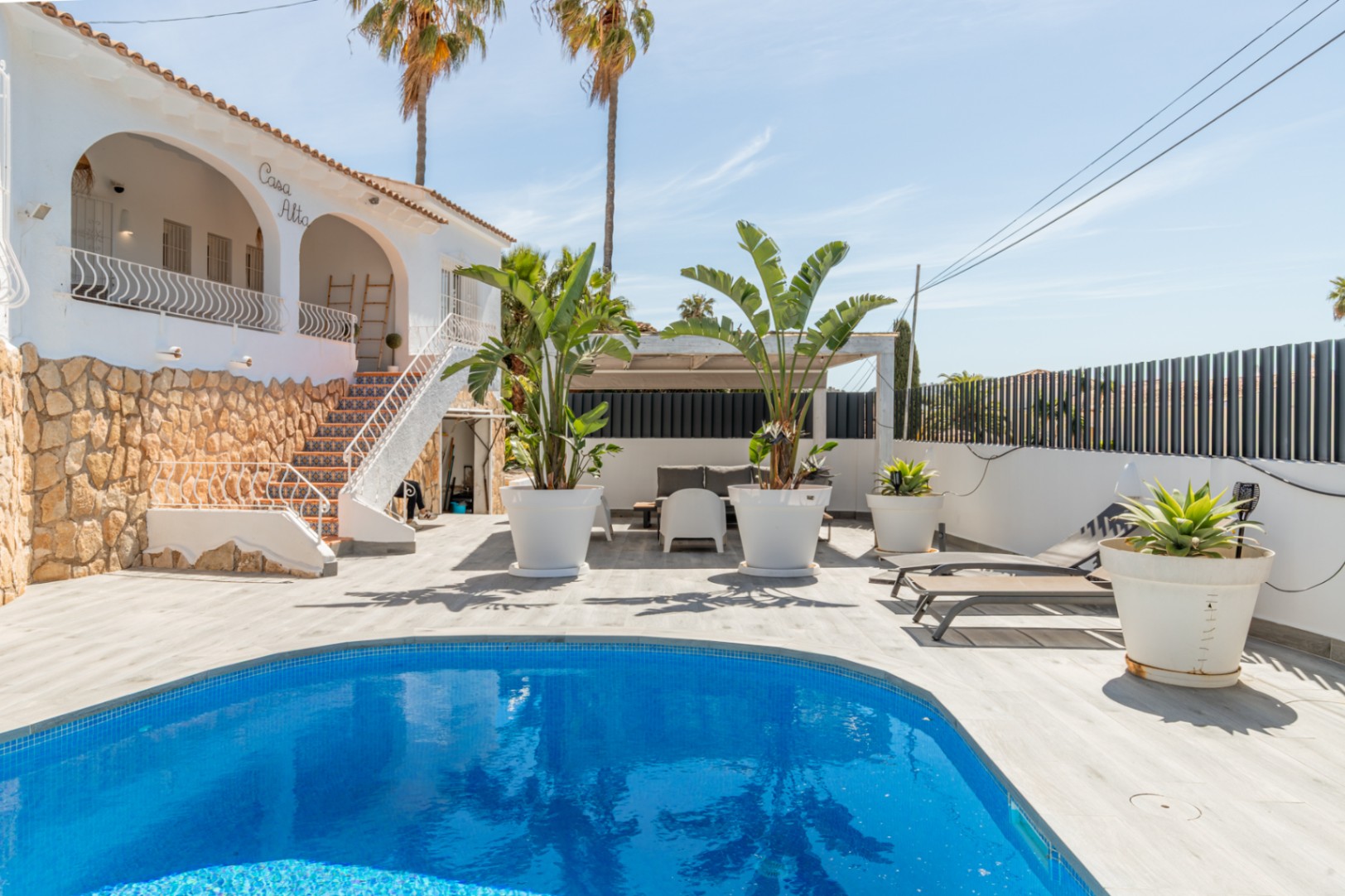 Villa Familiale à Moraira, 4 Chambres, Avec Jardin