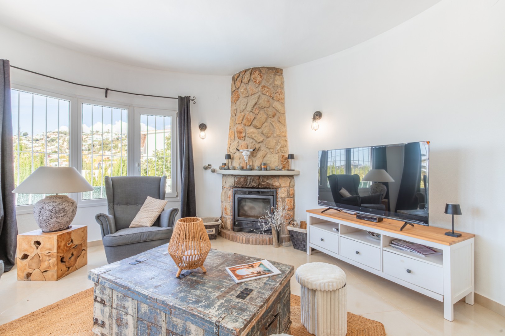Villa Familiale à Moraira, 4 Chambres, Avec Jardin