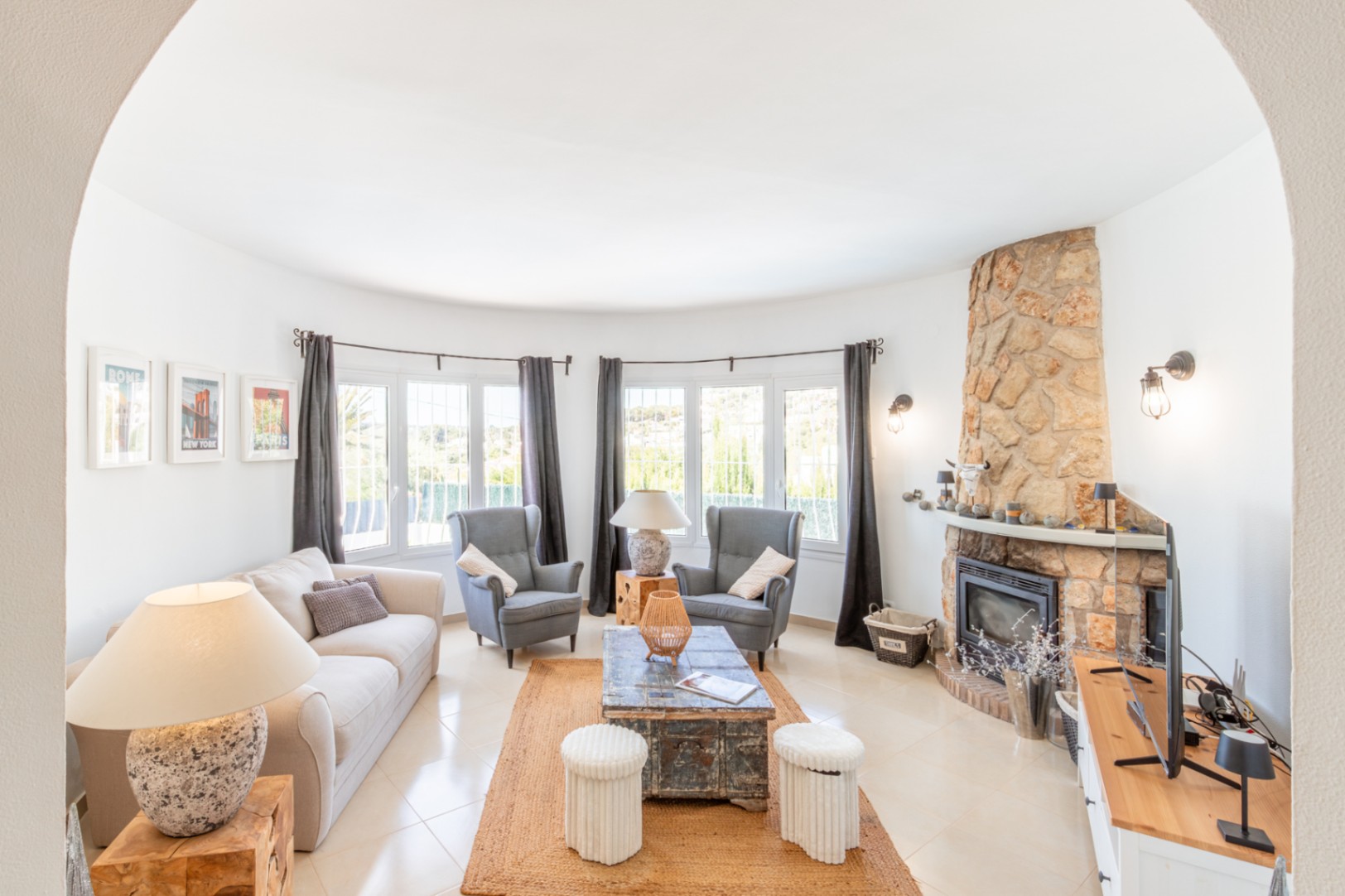 Villa Familiale à Moraira, 4 Chambres, Avec Jardin