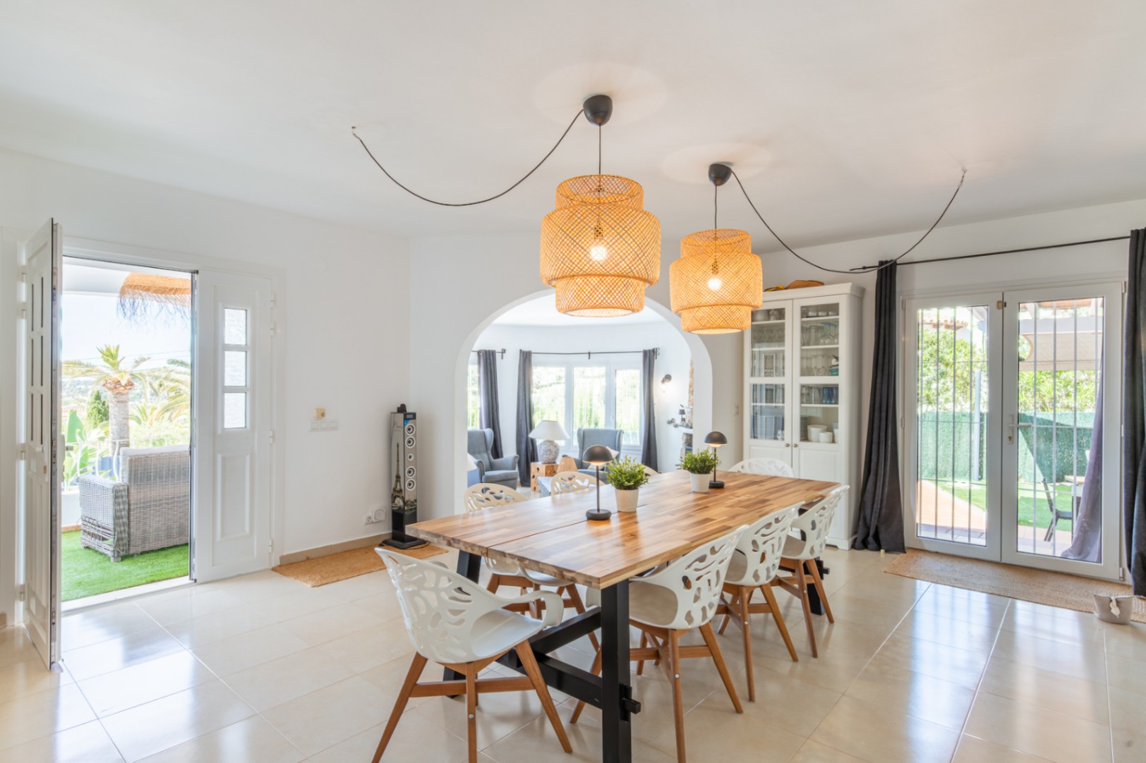 Villa Familiale à Moraira, 4 Chambres, Avec Jardin