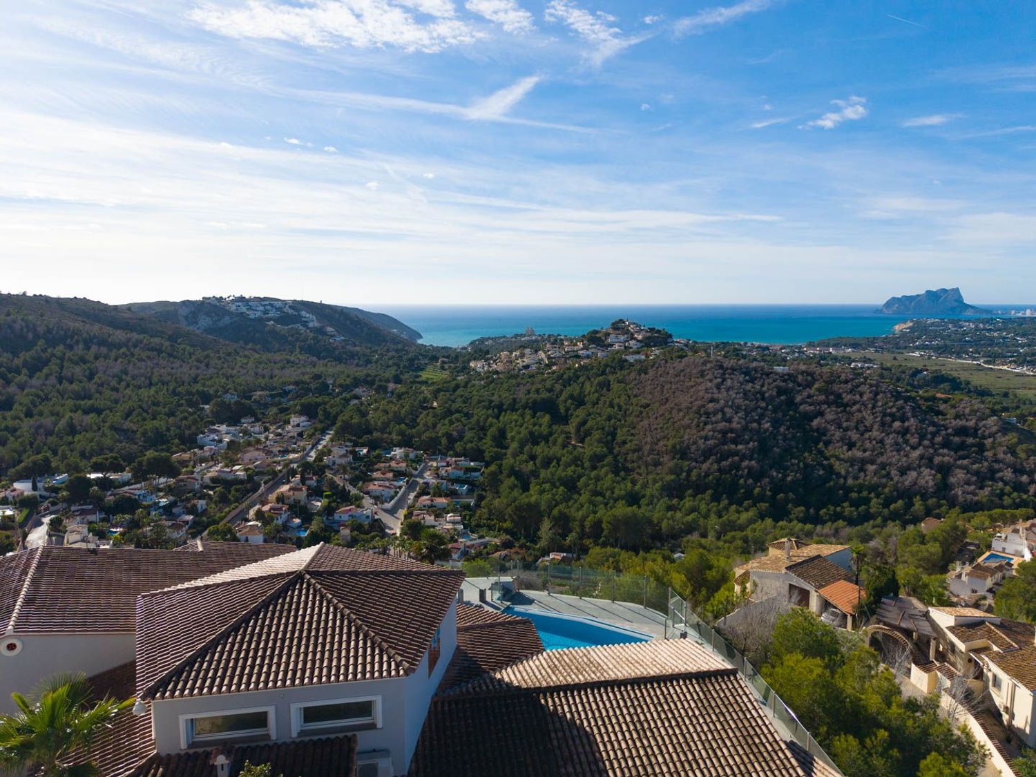 Villa de luxe à vendre à Moraira avec vues panoramiques sur la mer
