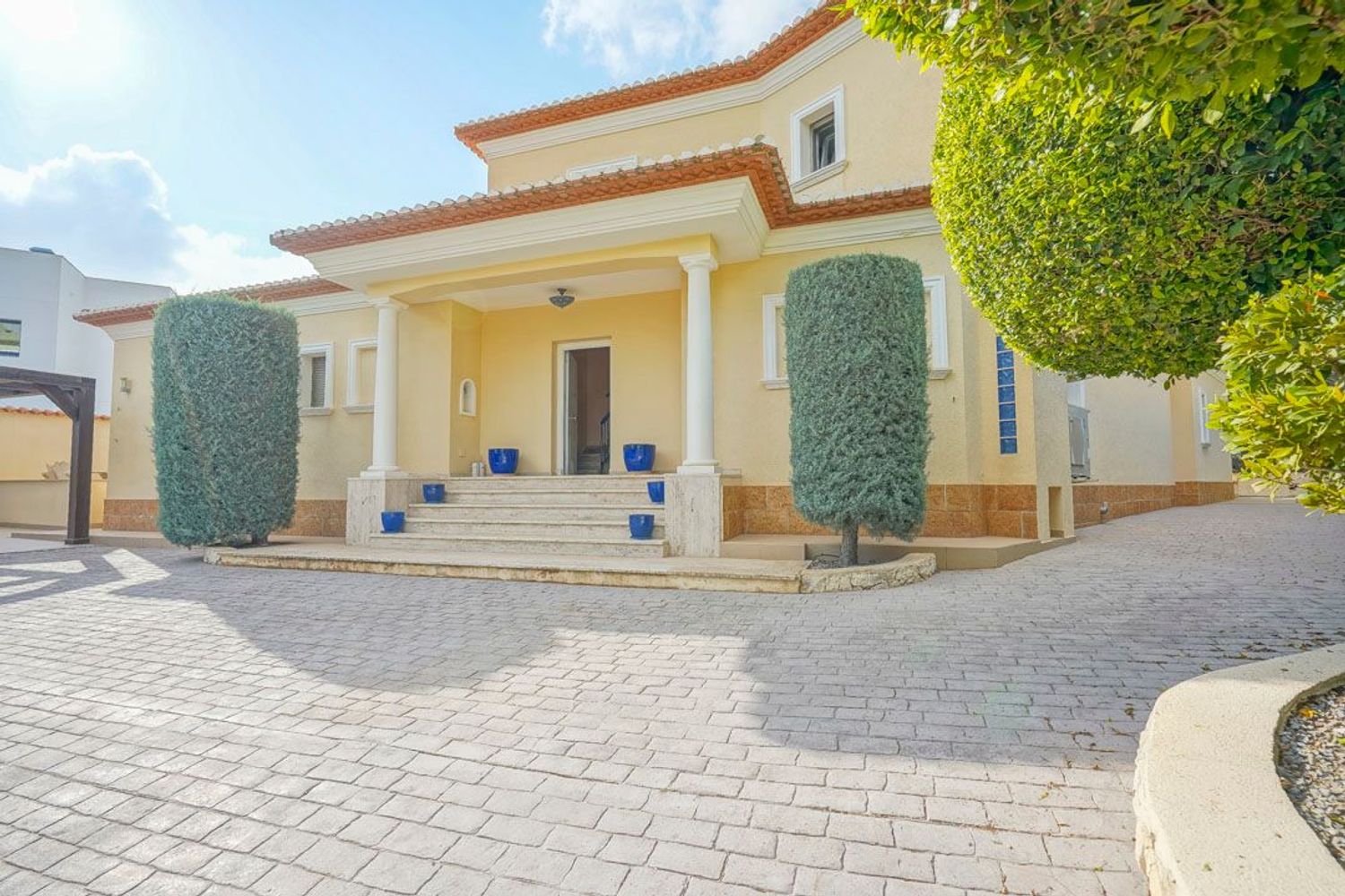 Villa traditionnelle à vendre à Benissa avec vue mer et sur le Peñón de Ifach