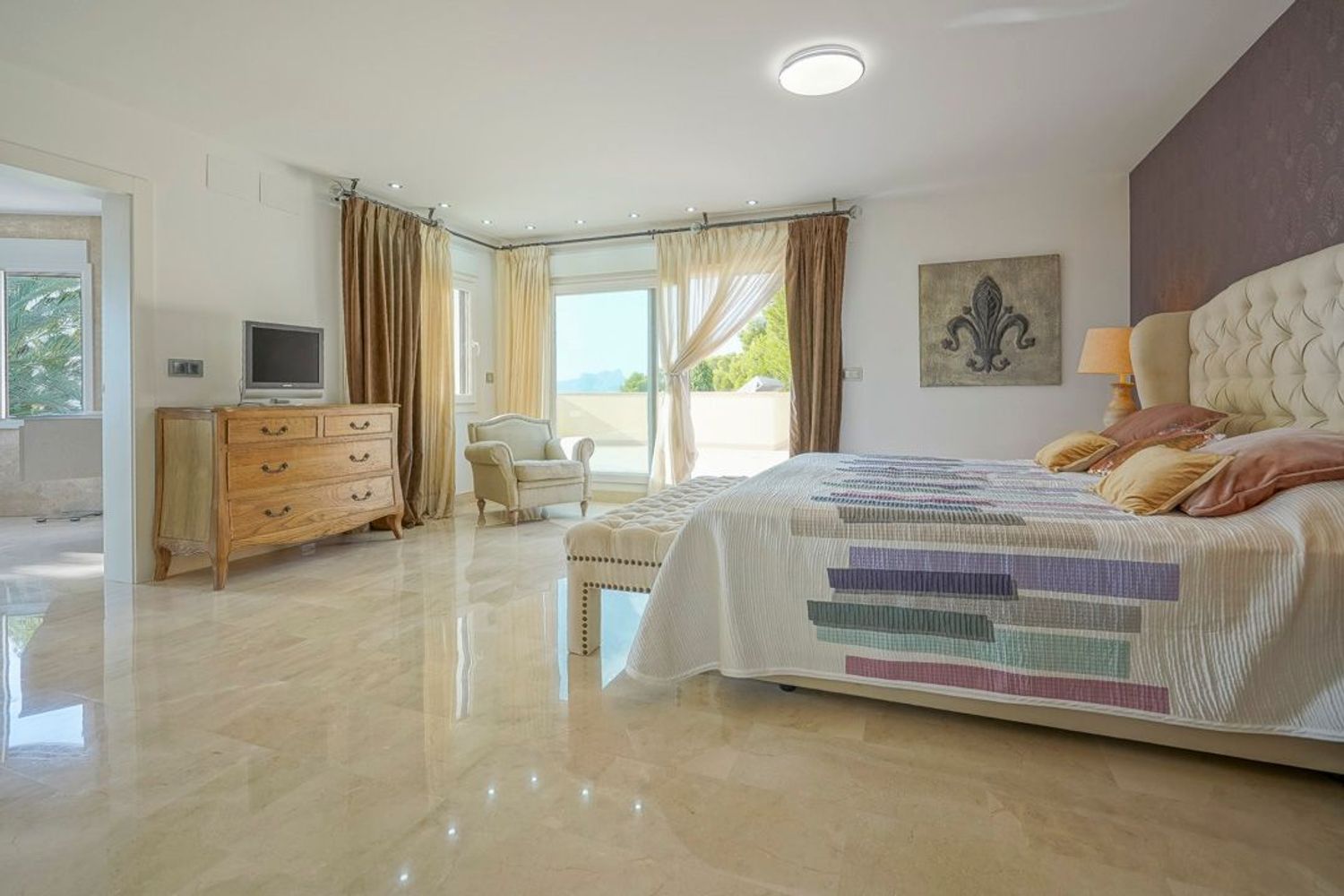 Villa traditionnelle à vendre à Benissa avec vue mer et sur le Peñón de Ifach