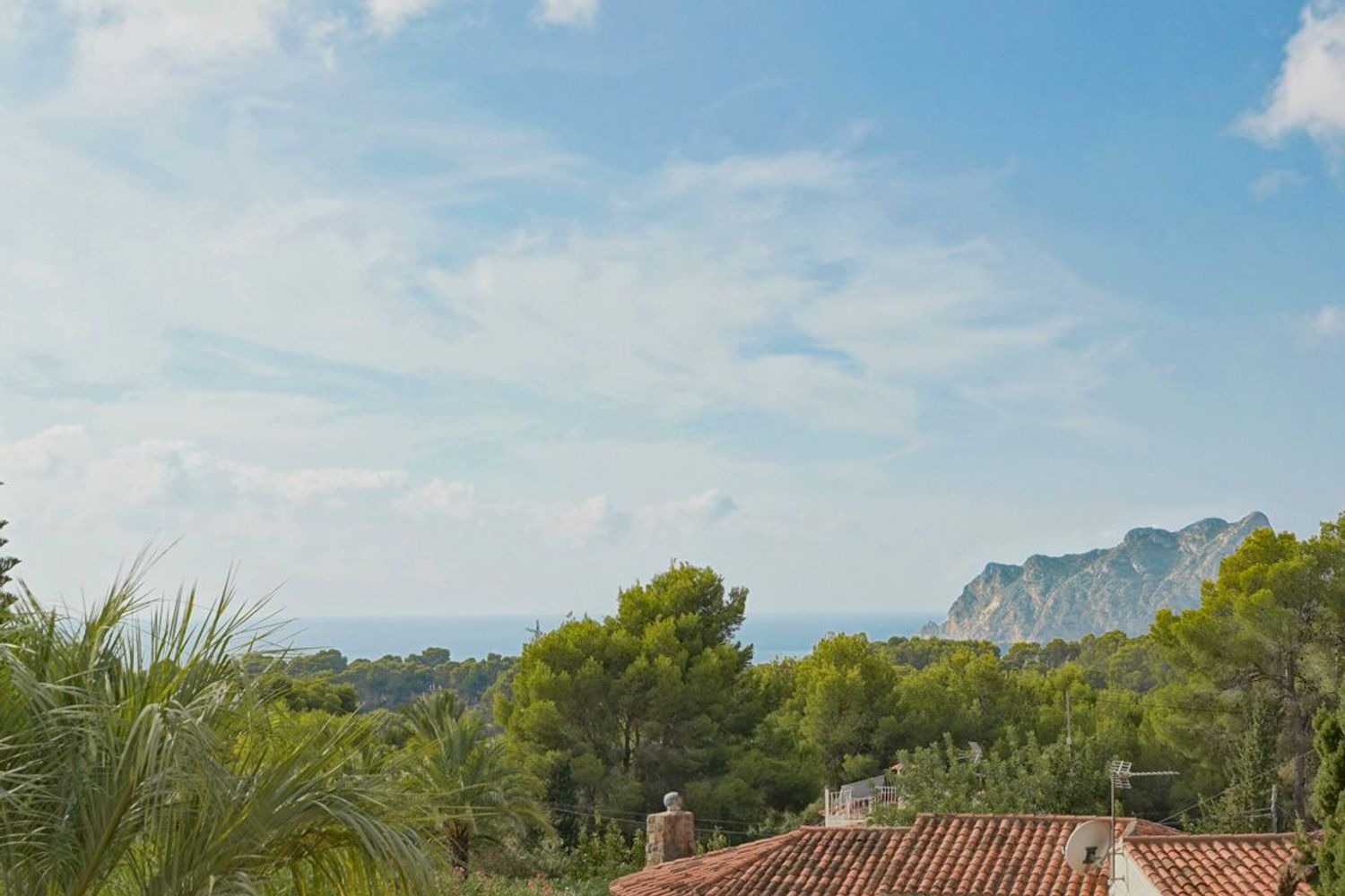 Villa traditionnelle à vendre à Benissa avec vue mer et sur le Peñón de Ifach