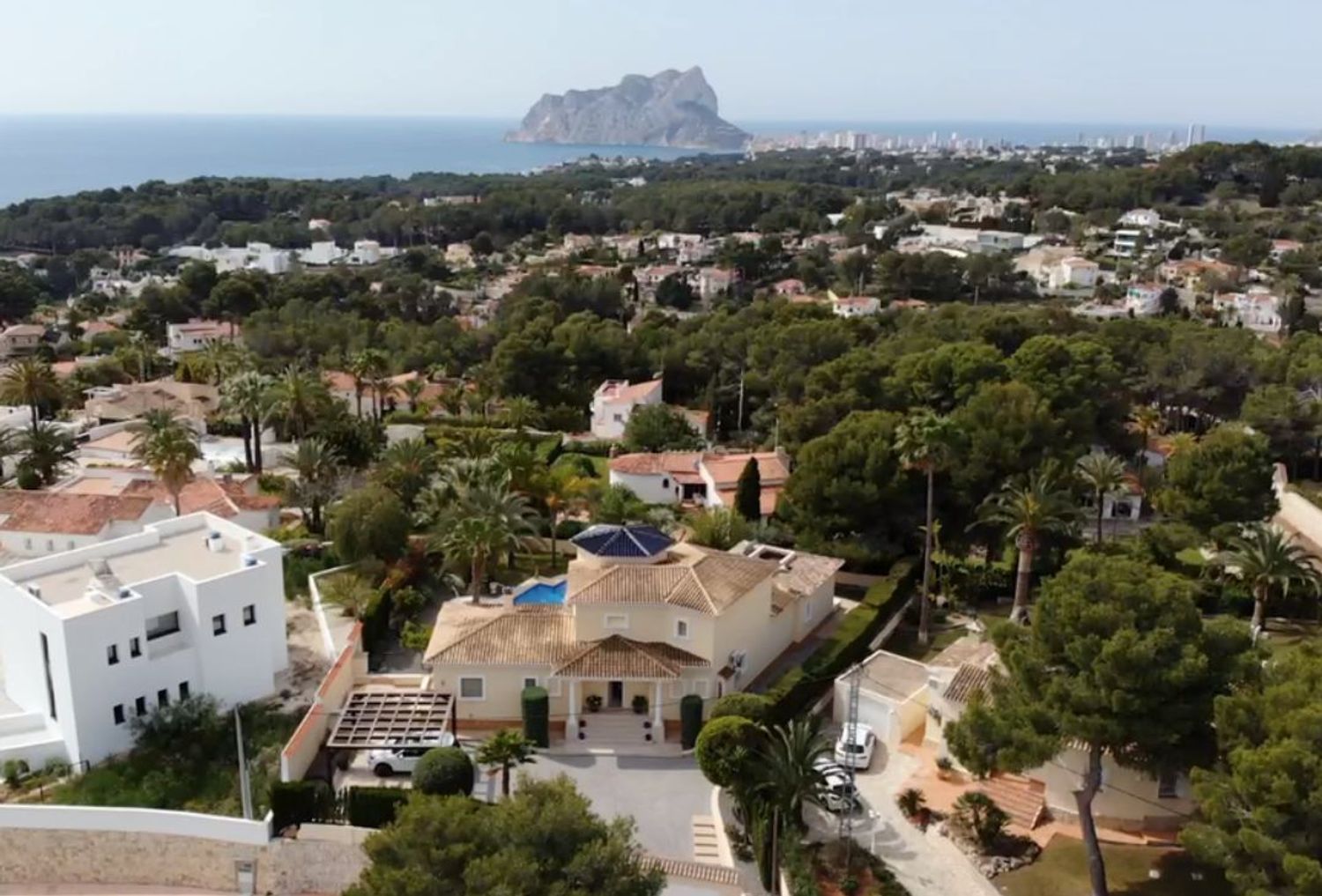 Villa traditionnelle à vendre à Benissa avec vue mer et sur le Peñón de Ifach
