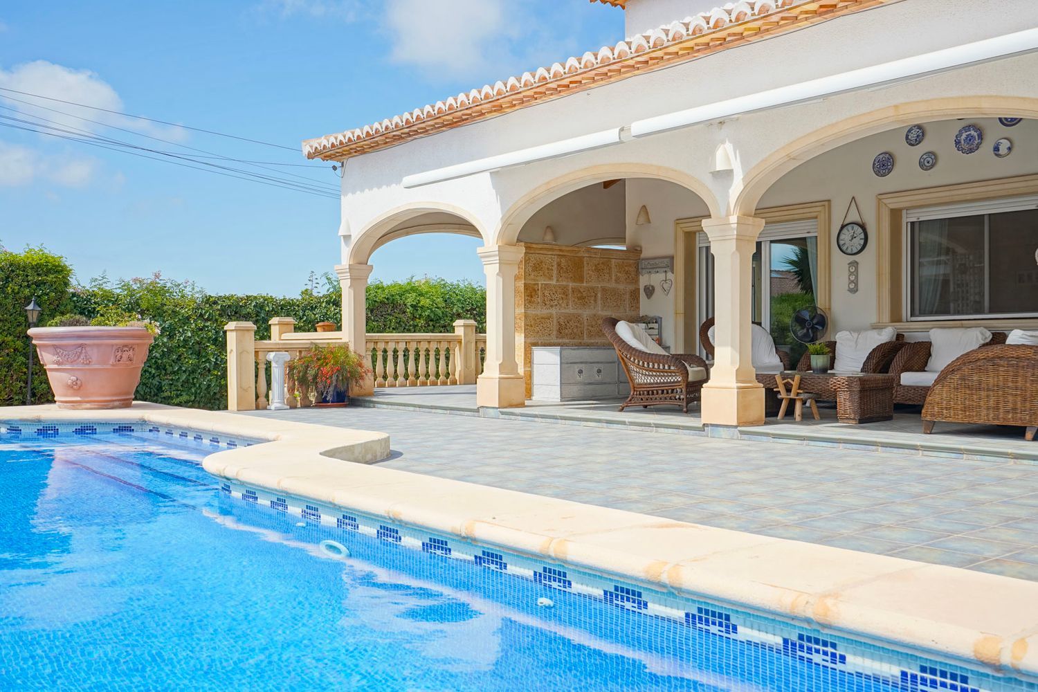 Villa traditionnelle à vendre à Jávea, Costa Nova, avec piscine et proche des criques