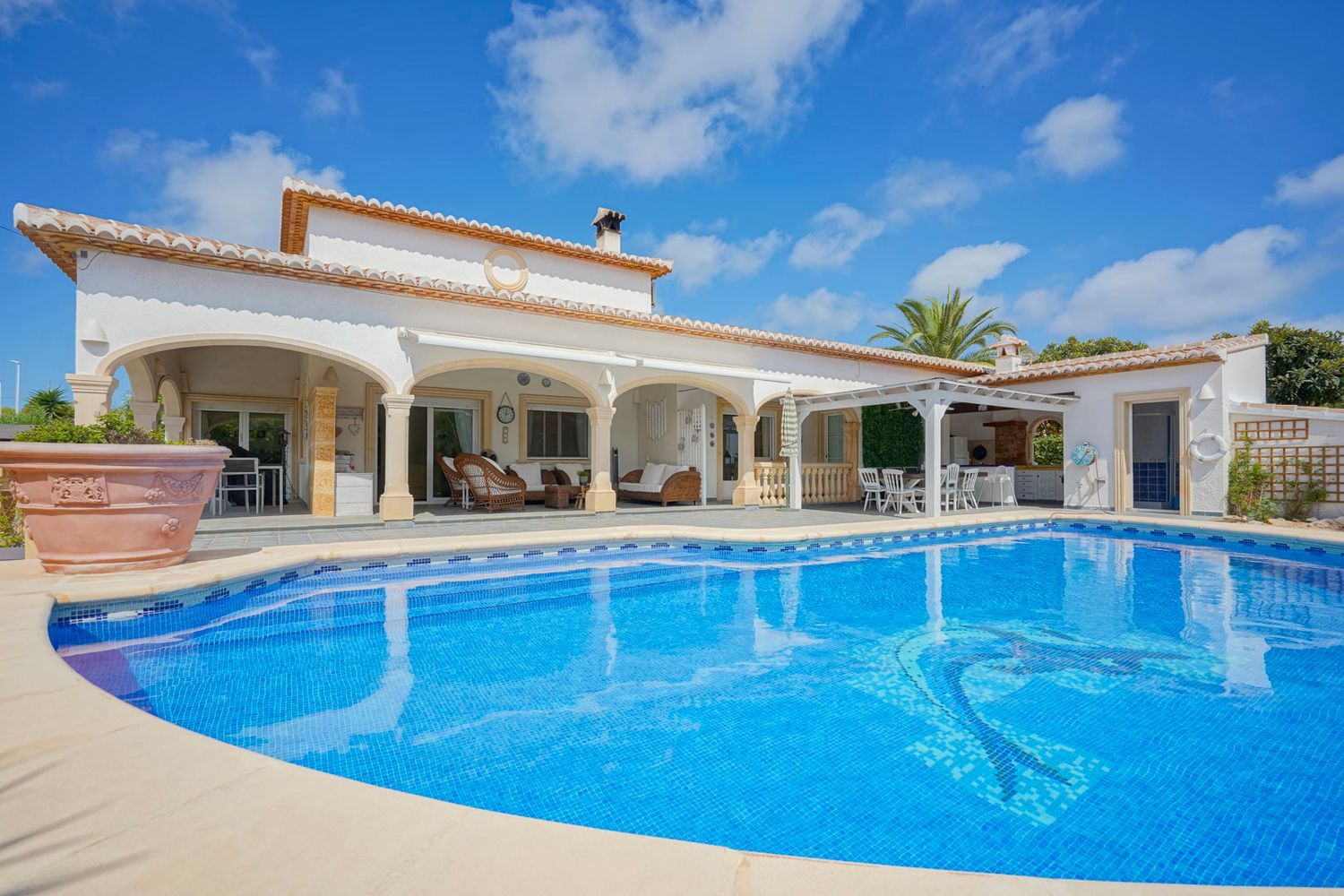 Villa traditionnelle à vendre à Jávea, Costa Nova, avec piscine et proche des criques