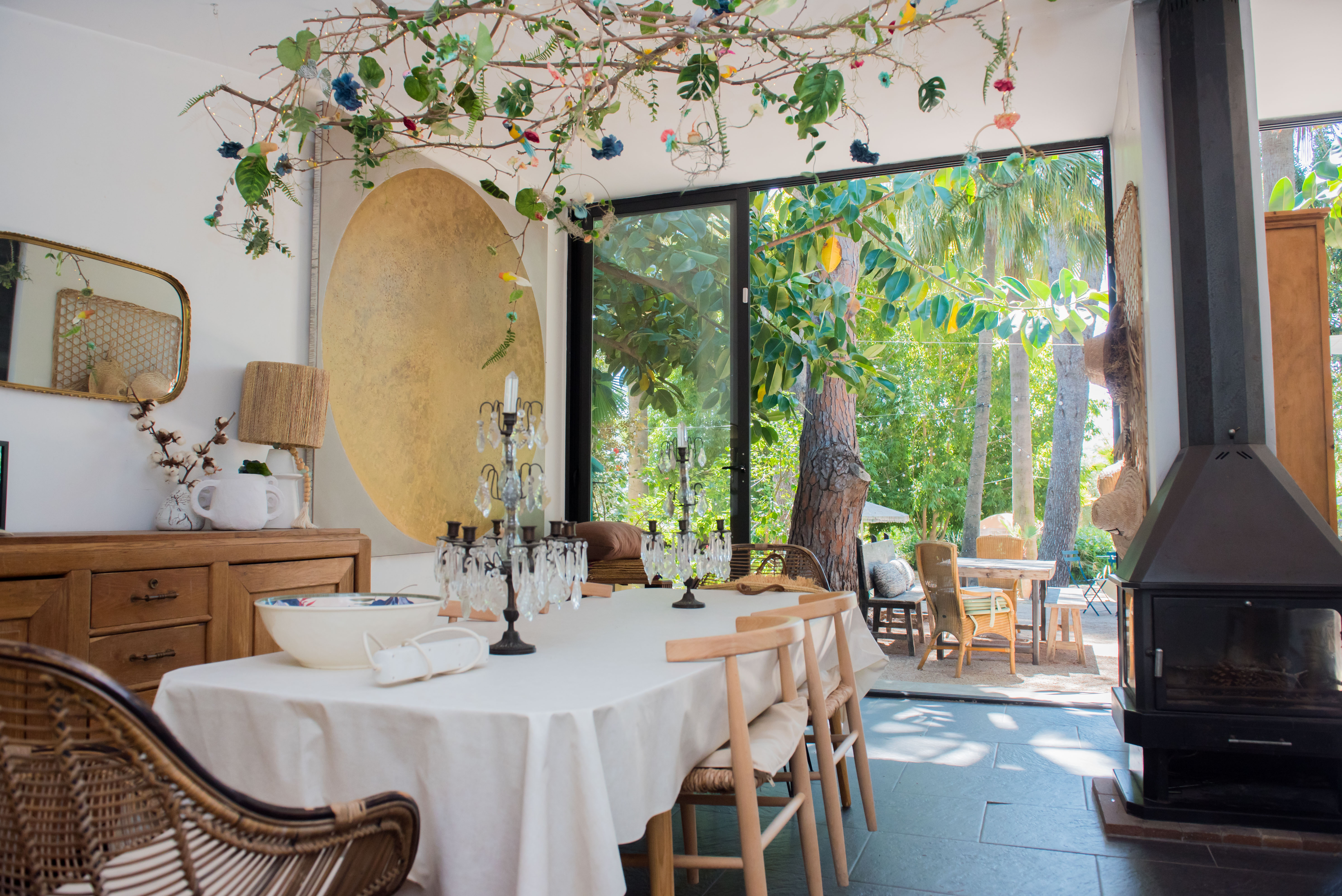 Ecolodge composé de 5 maisons indépendantes dans un jardin tropical de 20.000 m² à Sagra