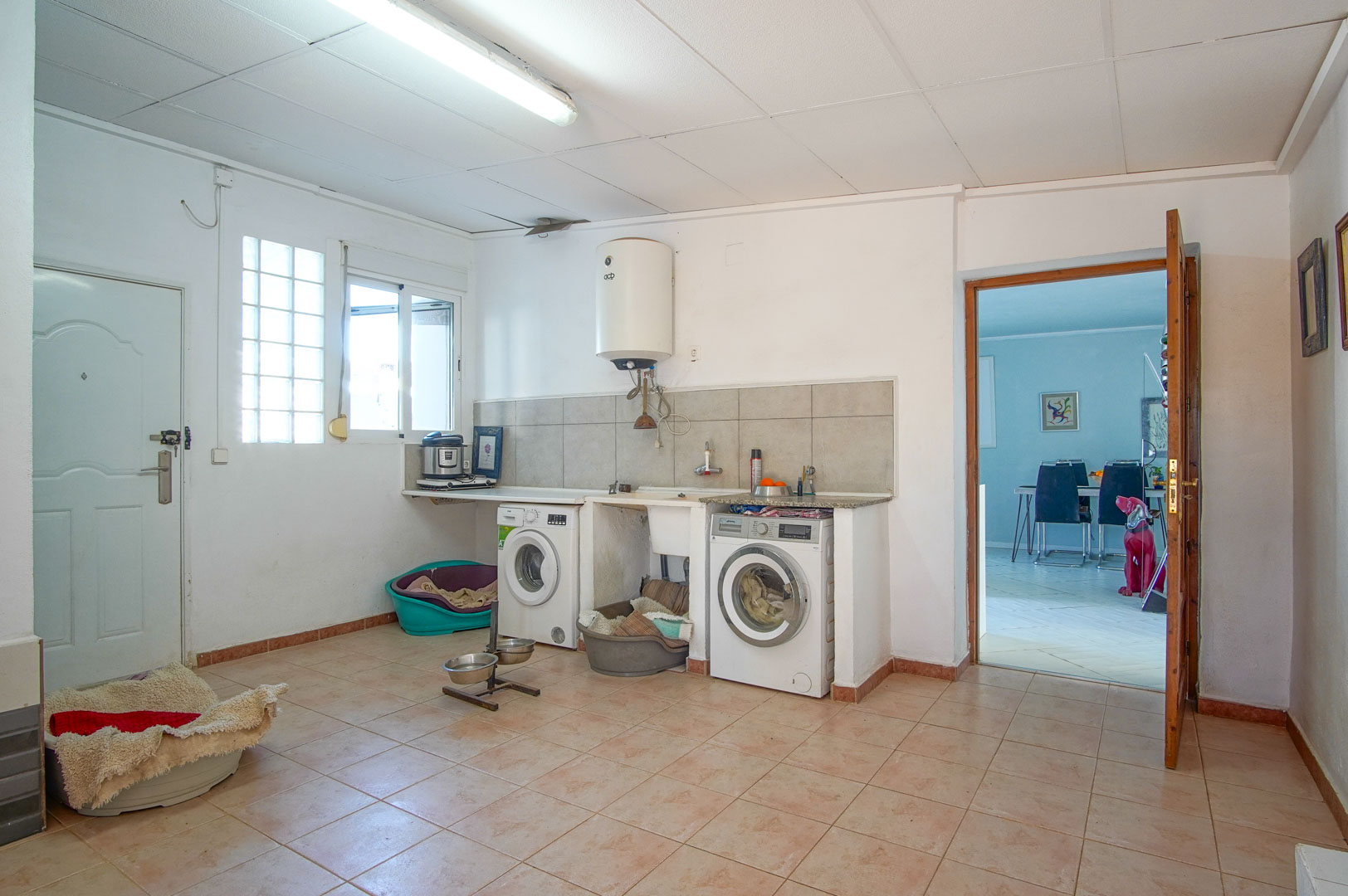 Espace buanderie