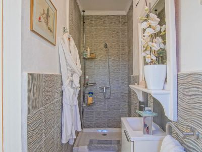 Salle de bains avec douche
