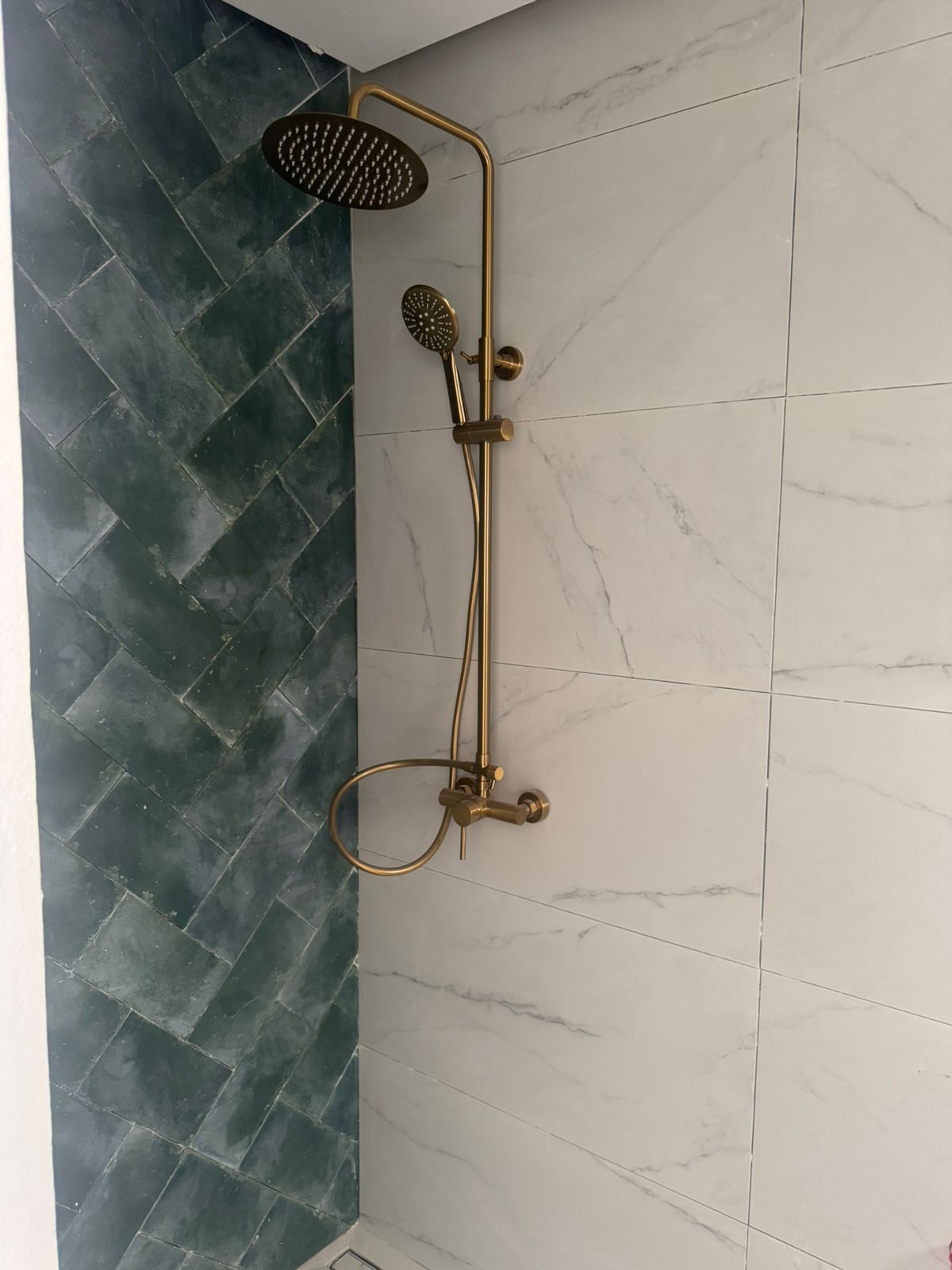 Douche à l'italienne