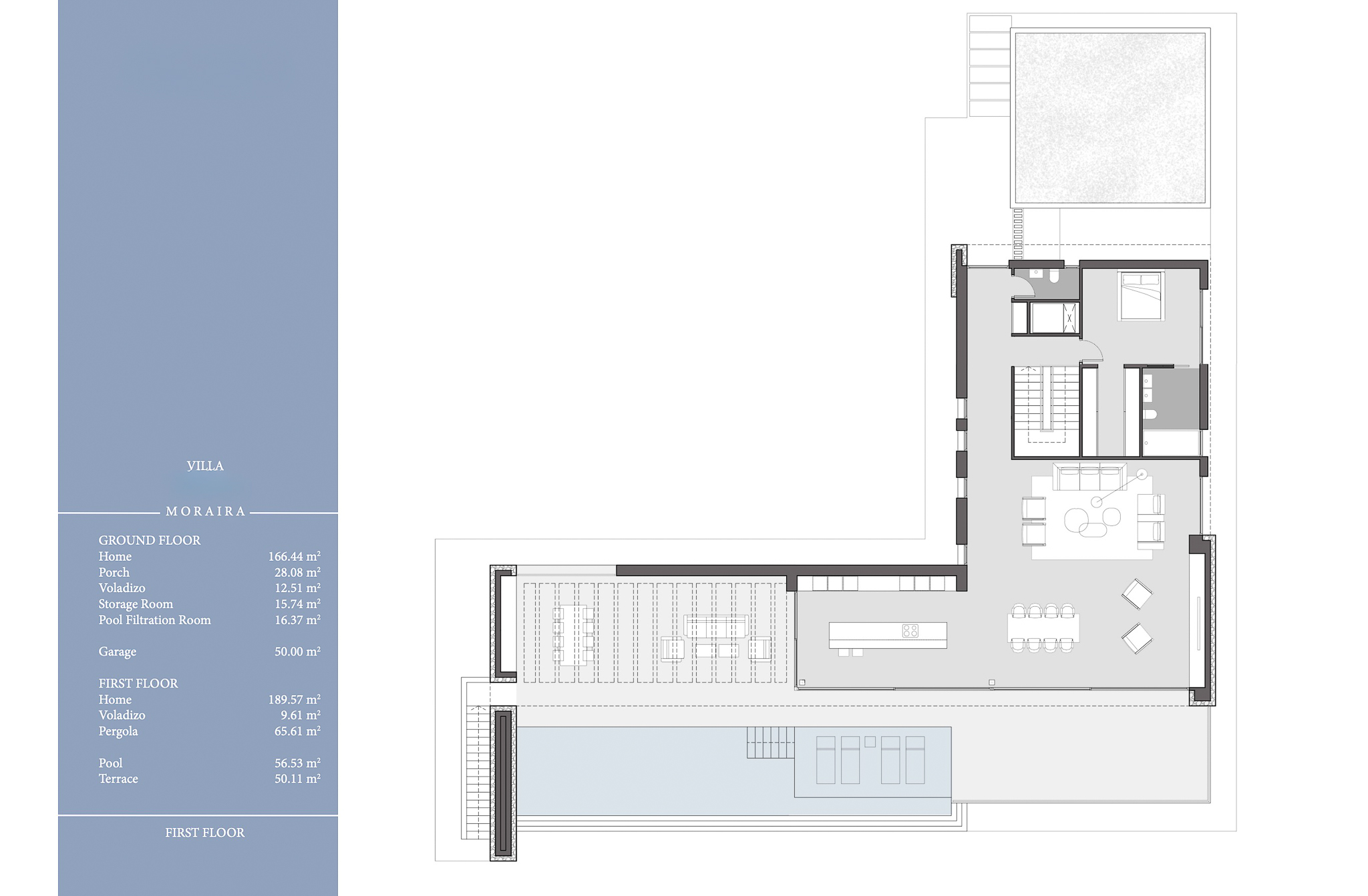 Plan du premier étage
