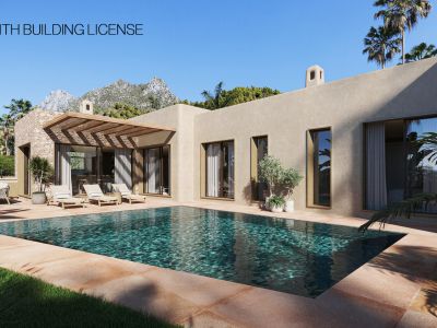 Extérieur de la villa avec piscine