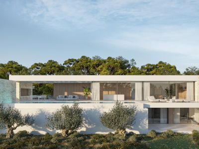 Extérieur de la villa avec piscine