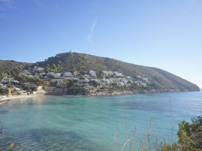 Vue sur la côte et la mer