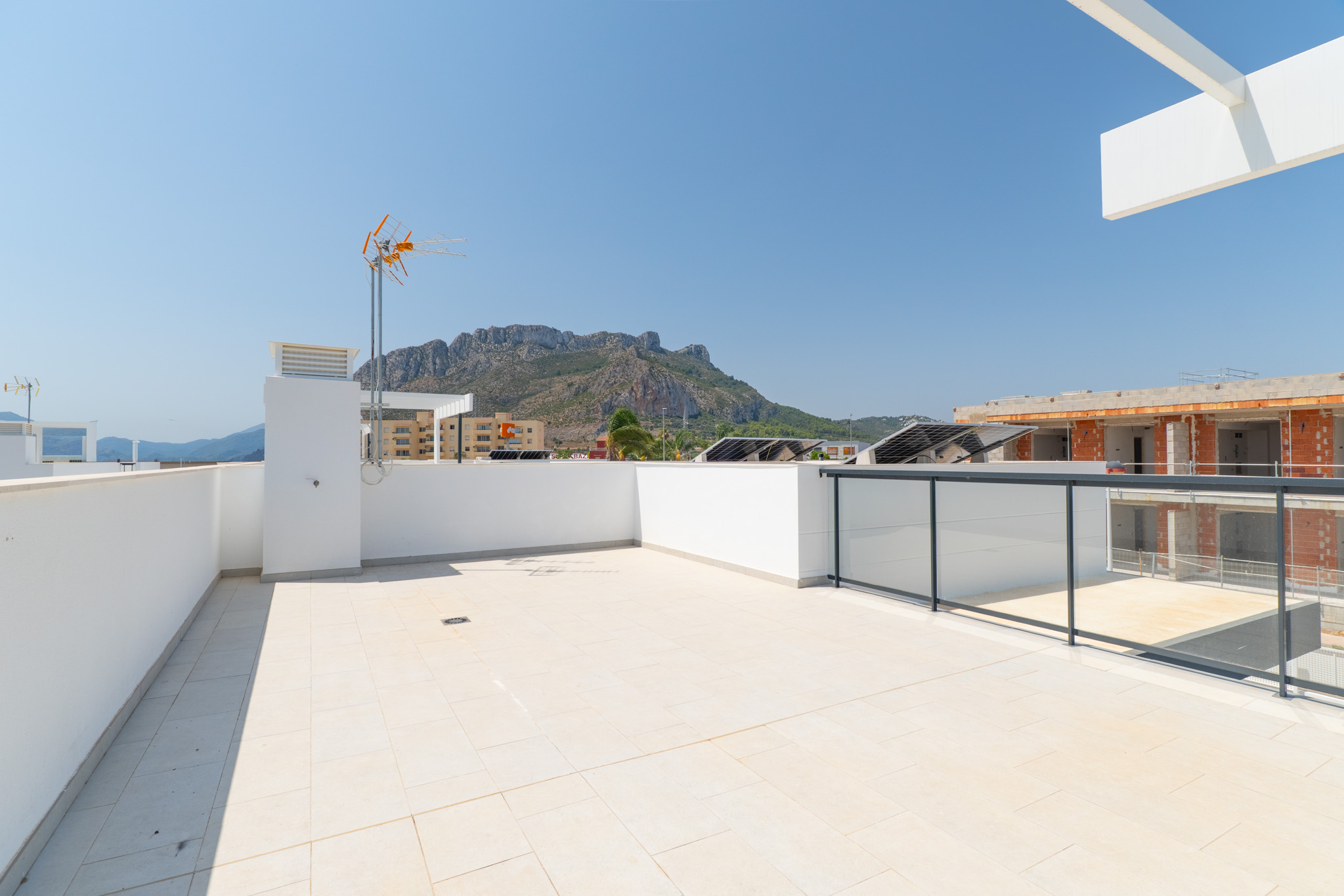 Solarium avec vue sur la montagne Solarium avec vue sur la montagne