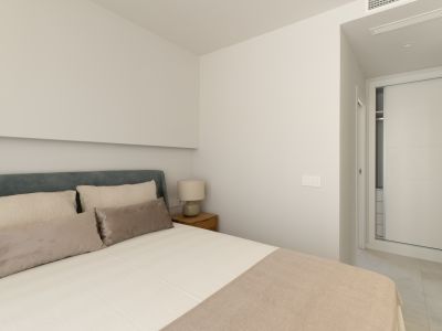 Chambre avec placard intégré