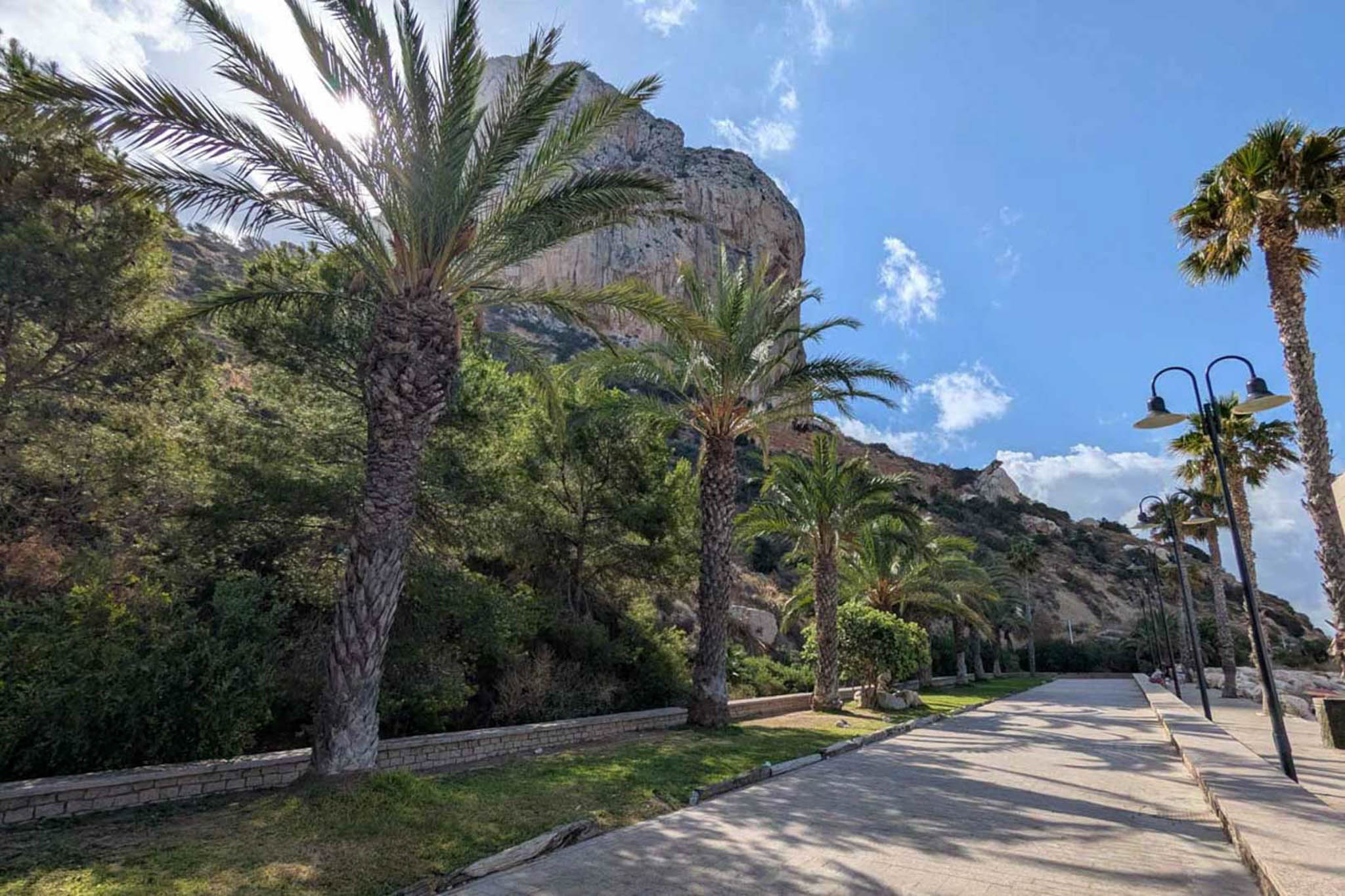 Vue sur le Peñón de Ifach
