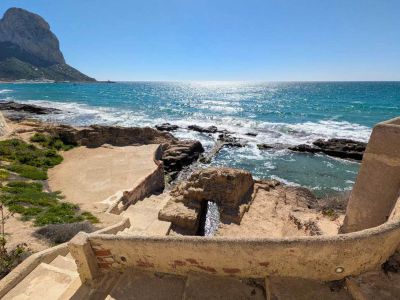 Vue mer et Peñón de Ifach
