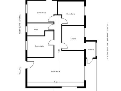 Plan de l'appartement