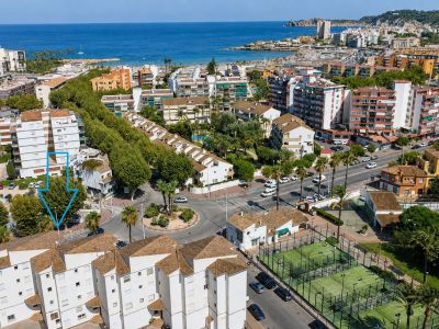 Vue aérienne de l'immeuble