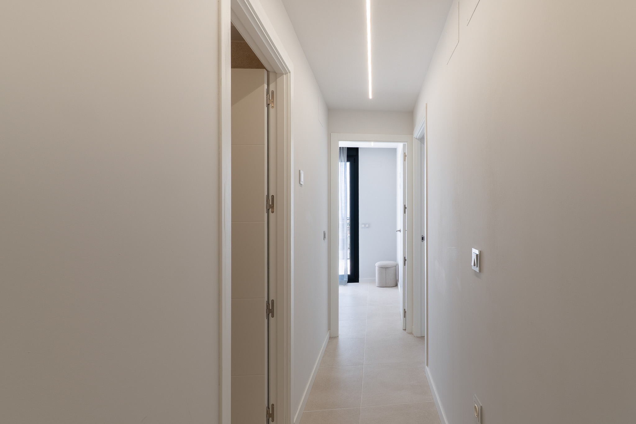 Couloir intérieur de l'appartement