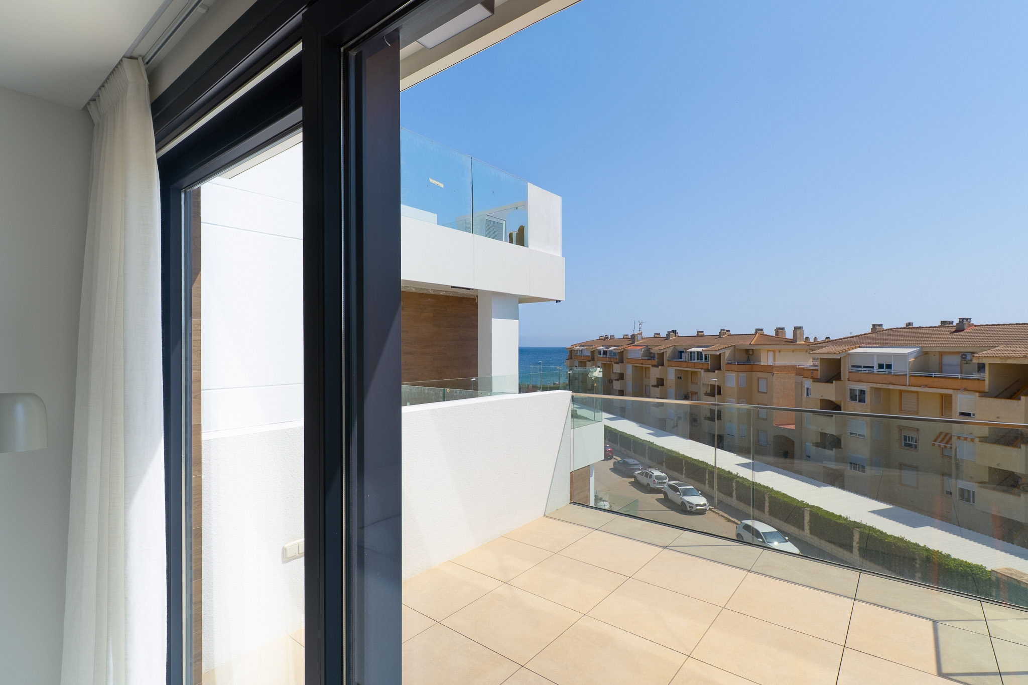 Terrasse avec vue sur mer