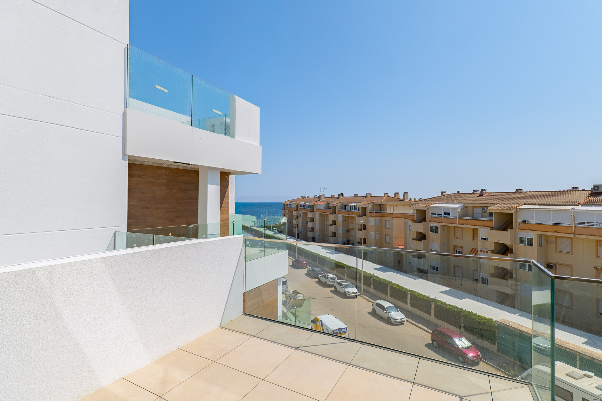 Terrasse avec vue sur la mer