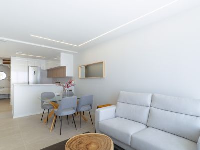 Salon et cuisine ouverte