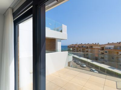 Terrasse avec vue sur mer