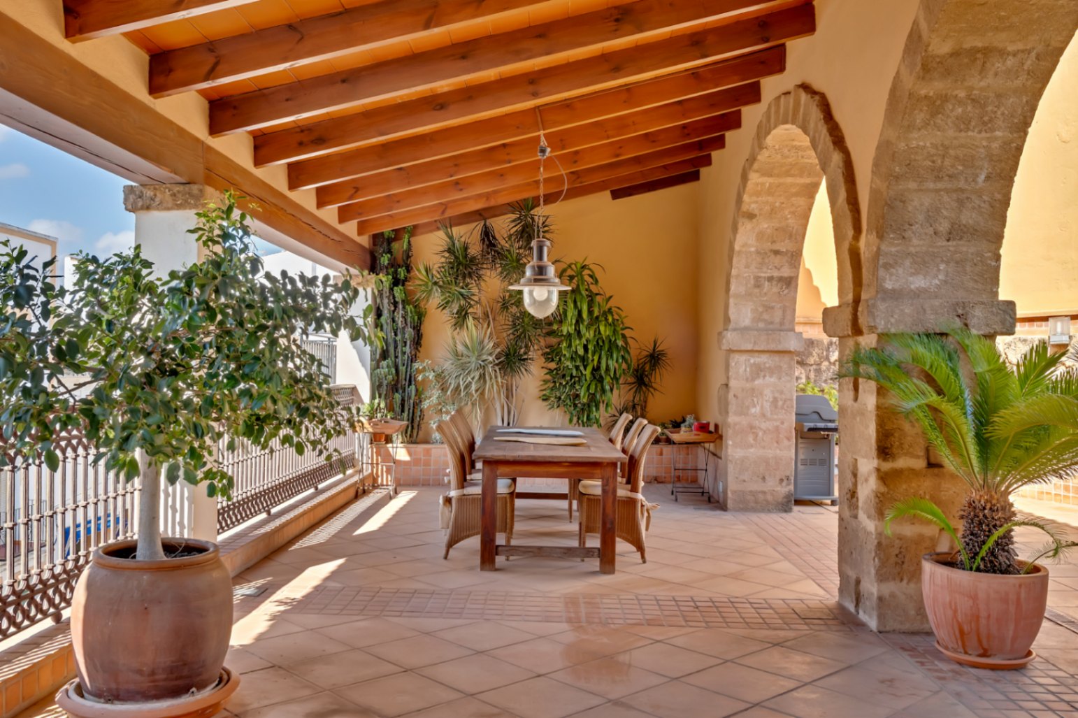 Terrasse couverte