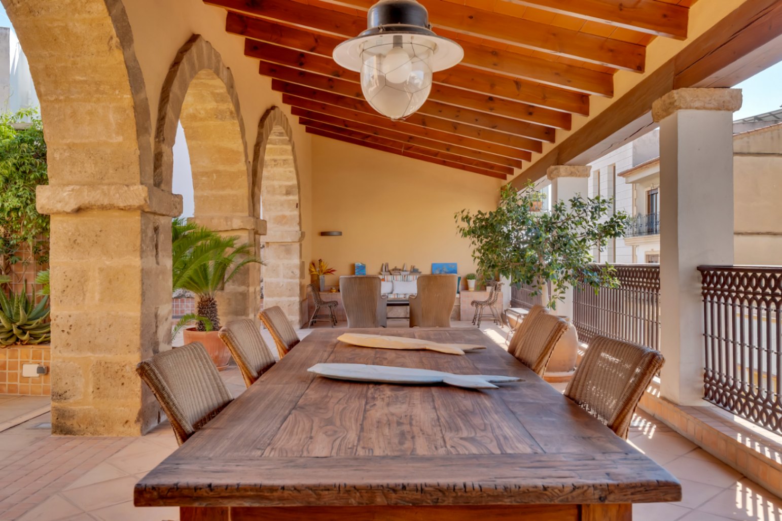Terrasse couverte