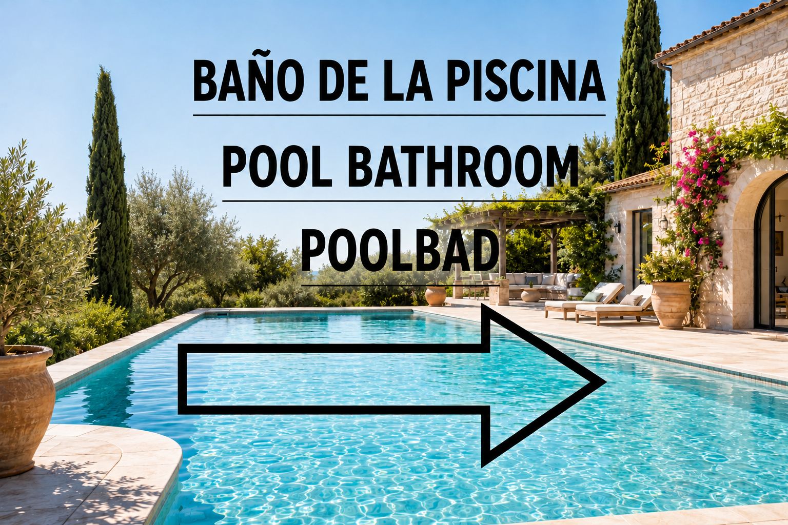 Piscine et jardin