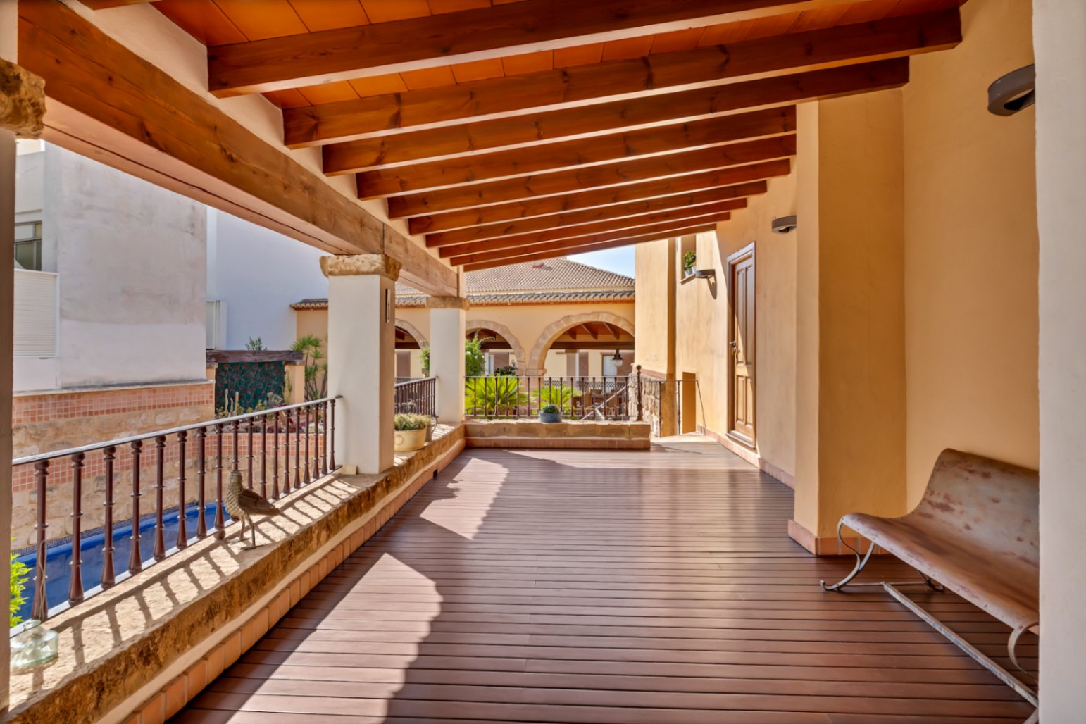 Terrasse couverte