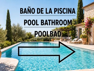 Piscine et jardin