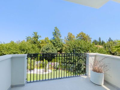 Terrasse avec vue sur jardin