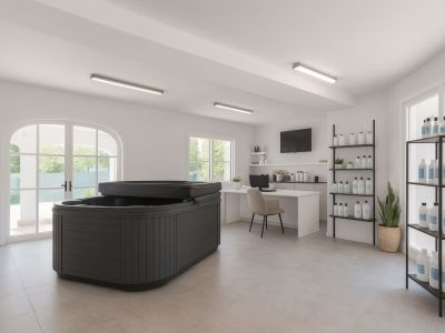 Intérieur du local commercial