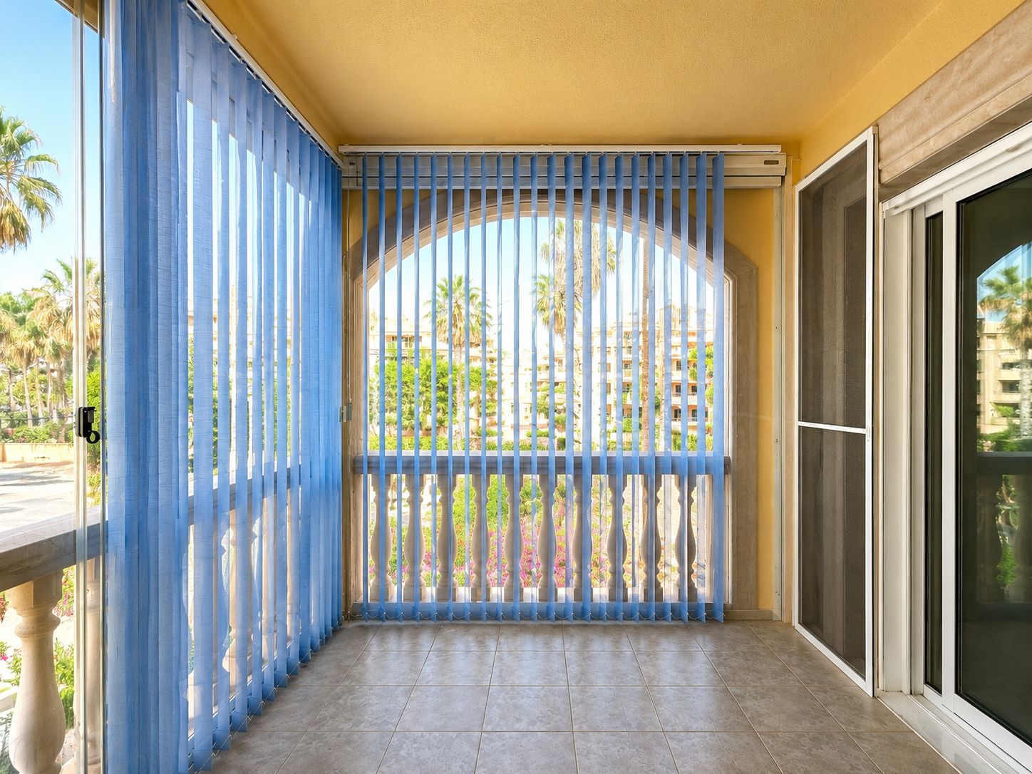 Terrasse vitrée