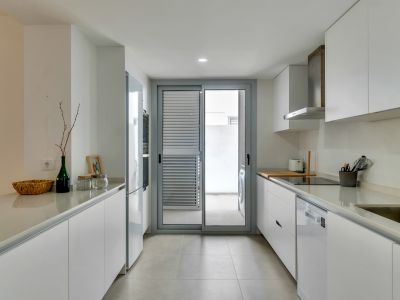 Cuisine avec accès extérieur