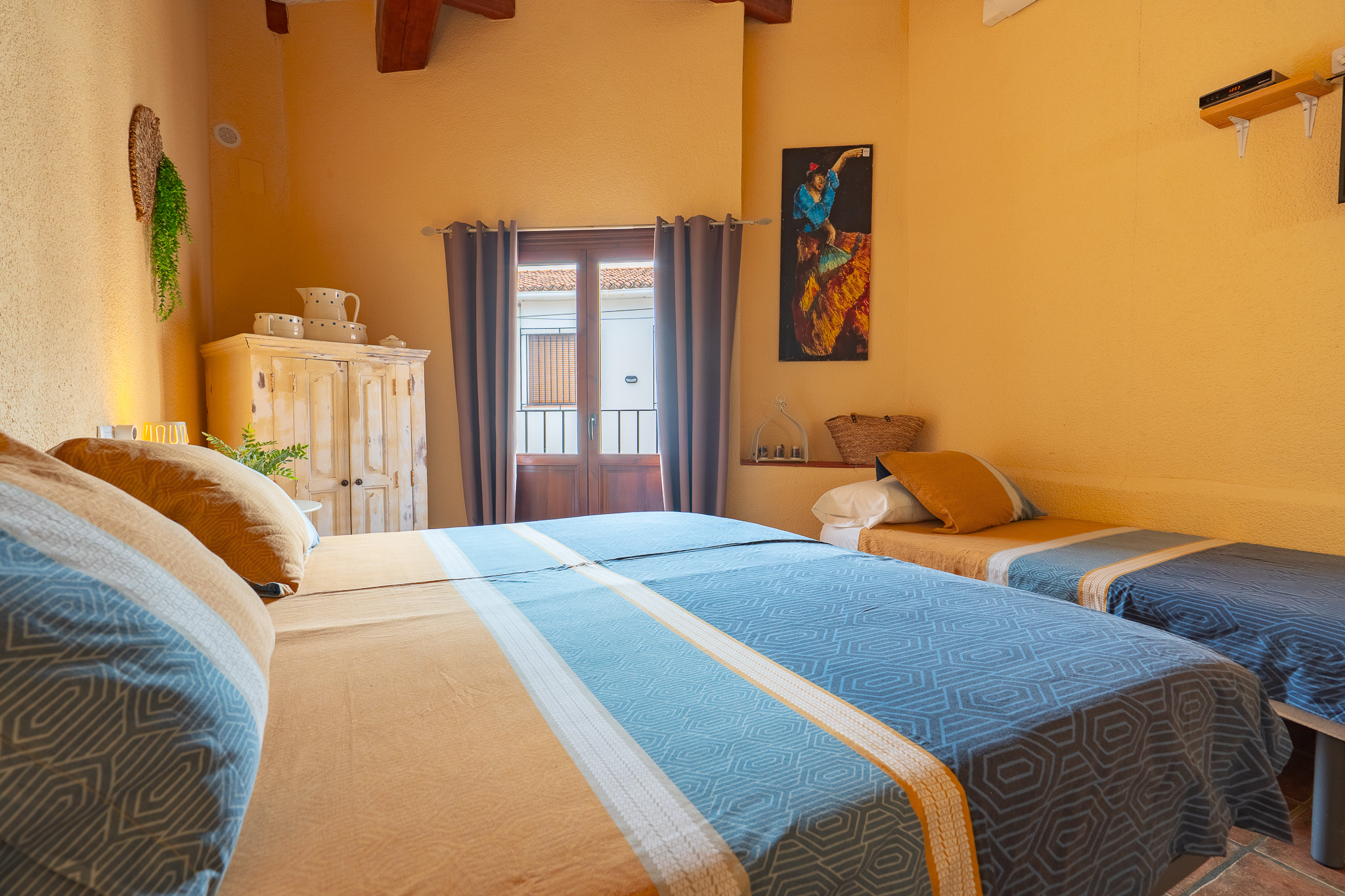Chambre avec balcon