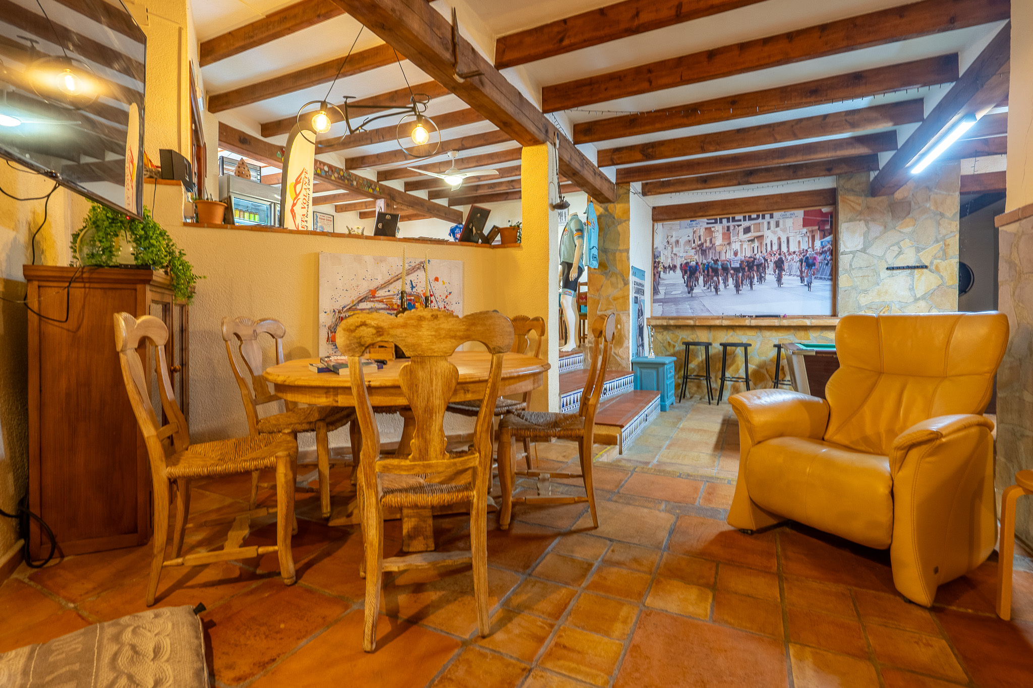 Salon commun et salle à manger