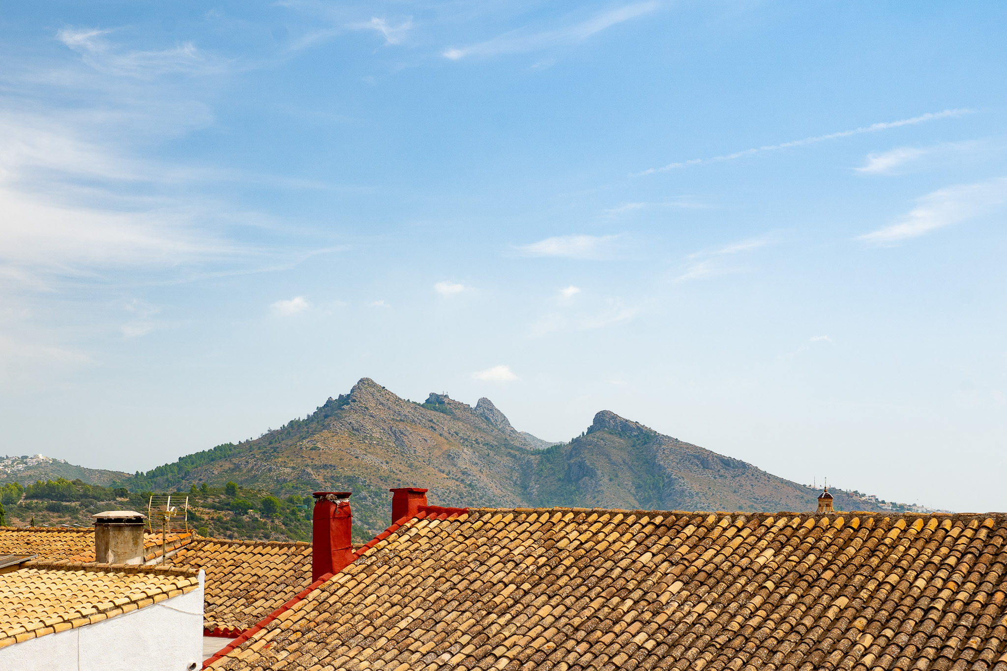 Vue sur les montagnes