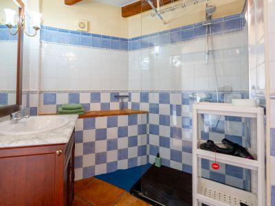 Salle de bains avec douche