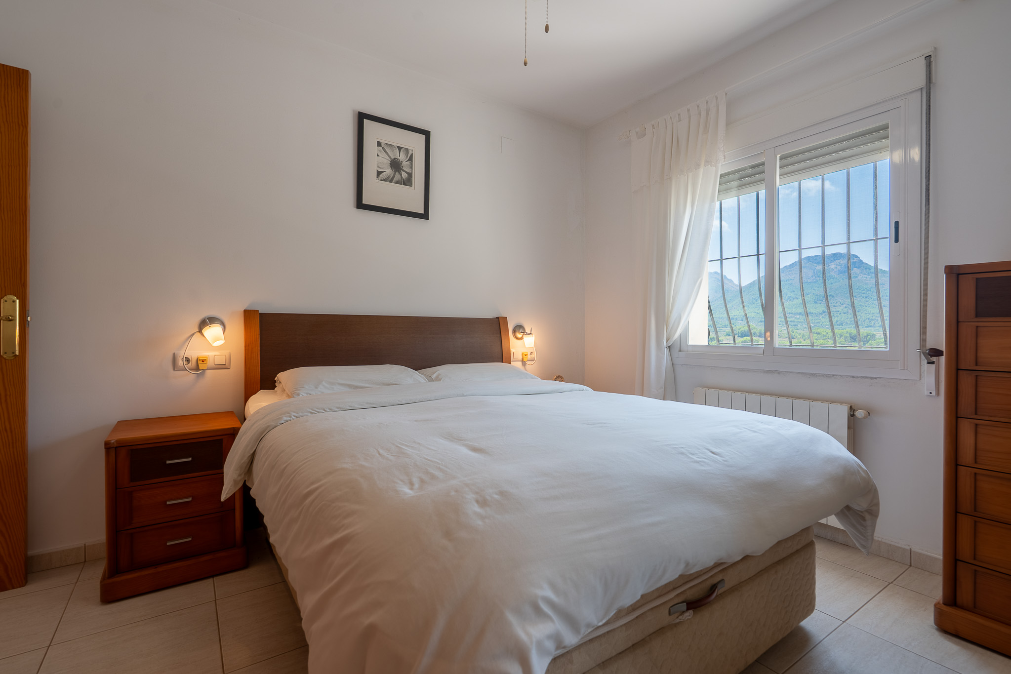 Chambre avec vue sur la montagne