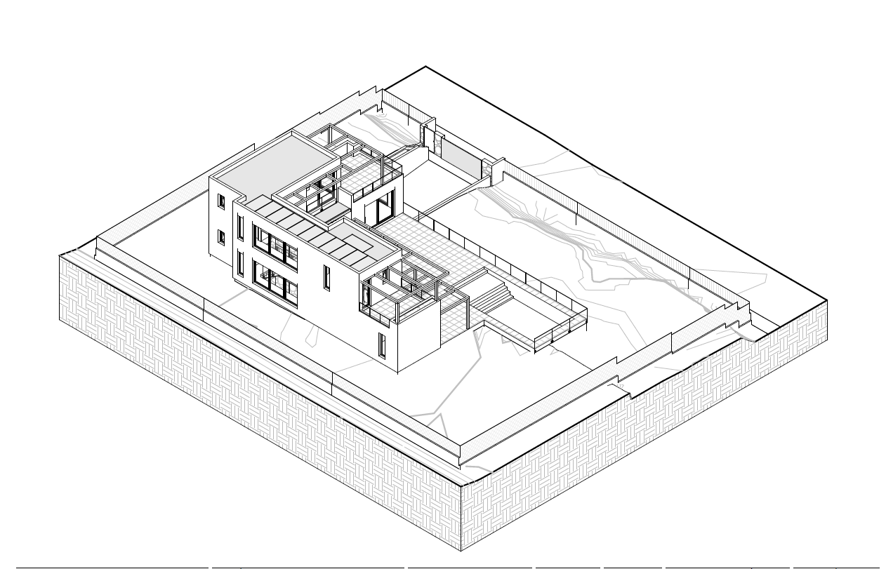 Modèle architectural 3D de la villa